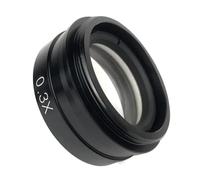 0.5X / 2.0X / 0.3X Barlow Auxiliary Objective Lens for 10A 180X 300X C-Mount Video Microscope Camera