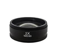 0.5X 2X Barlow Lens Objective Microscope Auxiliary Objective Lens Mounting Thread 42mm 48mm 50mm 52mm Working Distance 30/160mm (Color : 2X Thread 42mm)