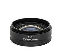 0.5X 2X Barlow Lens Objective Microscope Auxiliary Objective Lens Mounting Thread 42mm 48mm 50mm 52mm Working Distance 30/160mm (Color : 2X Thread 48mm)
