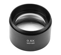 0.5X Auxiliary Objective Lens - Precision Optics for Stereo Microscopes, Scientific Research & Video Microscopy, 48mm Mounting Thread, compatible with OLYMPUS Zeiss