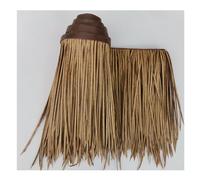 0.5x1m Palm Thatch Runner Roll Artificial Thatch Tile Plastic PE Straw Thatch Roll Flame Retardant Tear-Resistant for Tiki Bar Garden Patio Deck Gazebos Wall House(Yellow a,0.5x2m/1.64X6.56ft)