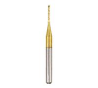 0 6-2mm End Mill Engraving Bits 10pcs 3 175mm 1/8 Shank Coated End Mill PCB Machines Milling Tool