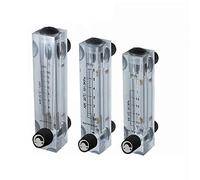 0.6-6 m³/h Gas Flowmeter, LZM-15T Panel Type Flowmeter with Control Valve for Measuring Controlling Gas Flow (1/4" Female 1/2" Male)