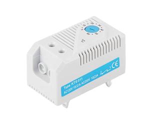 0-60℃ Adjustable Mechanical Thermostat Compact Electric Mechanical Thermostat Temperature Controller Switch(Blue Button)