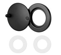 0.63Inch Peephole Cover Cat Eye Back Door Viewer Cover Replacement Security Viewer with 2Pcs Self-Adhesive Sticker for Apartment Dormitory Hotel Home Privacy Protection