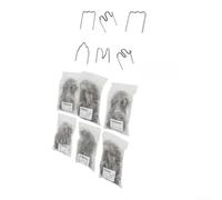 0.6mm Flat Hot Staples 3000pcs for Plastic Repair | Includes flat staples 0.6mm, perfect for thin plastic cracks, smooth finish, easy to embed and hide