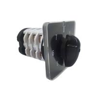 0-7 Position Rotary Cam Changeover Switch 50A Four Poles Universal Changeover Selector Silver Contact YMZ12-50/4 1Pcs