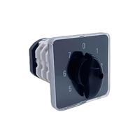 0-7 Positions 25A 4 Pole Electrical Changeover Selector Operation Main Manual Transfer Rotary Cam Switch YMZ12-25/4 1Pcs