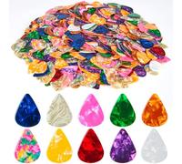 0.71mm 1000Pcs Guitar Picks,Guitar Sampler Plectrums Celluloid Guitar Pick Acoustic Plectrum