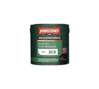 0.75LTR - JOHNSTONE'S WOODWORKS QUICK DRY WOODSTAIN MEDIUM OAK