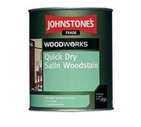 0.75LTR - JOHNSTONE'S WOODWORKS QUICK DRY WOODSTAIN REDWOOD