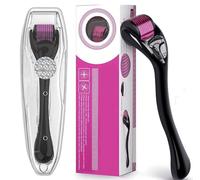 0.75mm Derma Roller for Hair & Beard Growth - 540 Titanium Microneedles, Microneedling Tool for Face & Scalp, Skin Repair & Acne Scar Treatment, At-Home Use for Men & Women
