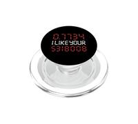0.7734 I Like Your 5318008 Boobies Calculator Joke Math PopSockets PopGrip for MagSafe