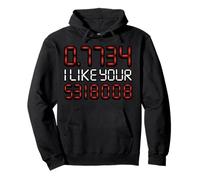 0.7734 I Like Your 5318008 Boobies Calculator Joke Math Pullover Hoodie
