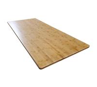 0.78” Thick Solid Bamboo Table TopWaterproof Workbench Countertop for Home Office Kitchen Dining Room Shelves & BarsOnePiece Design