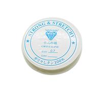 0.7mm Crystal Clear Strong Elastic Thread Suitable for Jewelry Making Threading DIY Necklace Bracelets 1 Roll 11M Fashion with Nice