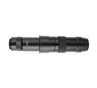 0.7X-4.5X C Mount Lens, Flexible Zoom 50mm Ring Adapter Metal High Definition Parallel Light Lens for Lab Microscope Camera