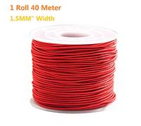 0.8/1.0/1.2/1.5mm Beading Elastic Cord Rubber Stretch Rope For Face Mouth Braided For Elastic Sewing Fold Over Roll Thread Swimwear Waistband Yard Making