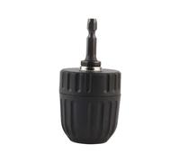 0.8-10mm Keyless Drill Chuck Conversion Tool 3/8"-24UNF Chuck Clip Adapter with 1/4 Inch Hex Shank Rod Drill Bit Accessories
