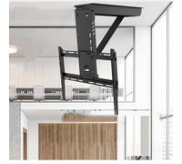 0-85° Flip Down TV/Monitor Bracket - Electric Ceiling TV Mount - Teles Electric TV Riser With Auto Lift, Motorized TV Mount For 32-65 Inch TVs, Load Capacity 40kg/88Lbs
