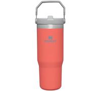 (0.89L, Guava) Stanley 0.89L Classic Iceflow Flip Straw Stainless Steel Camping Travel Tumbler