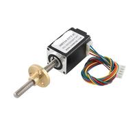 0.8A 0.021N.m 20HT34-T5*2 Trapezoidal Screw Stepper Motor Length L50mm 100mm 150mm 3D Printer Nema8 Screw Motor(20HT34-T5-50mm)