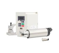 0.8kw ER11 Air Cooled Spindle Motor 65mm 4pcs Ball Bearings & 1.5kw H100 Motor Speed Controller & 65mm Bracket(220v)