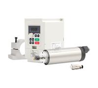 0.8kw ER11 Air cooled spindle motor 65mm 4pcs ball bearings & 1.5kw H100 Motor speed controller & 65mm Bracket(220v)