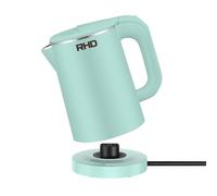 0.8l Small Electric Kettle For Boiling Water, Stainless Steel Travel Kettle, 1000w Fast Boil Teapot, Boil-Dry Protection, Auto Shut-Off, Perfect For Travel Boiling, Coffee, Tea (Green)