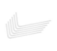 0.8M EK-Loop Hard Tube, Pre Bent 90°, 14mm OD, 10mm ID, 6pcs, Clear, Acrylic