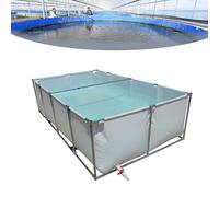 0.8m Temporary Canvas Fish Pond - Easy Assembly Water Storage Solution for Fish Farming Shrimp Farming & Hydroponic Systems - Perfect for Aquatic Gardening