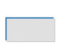 0.8mm 6061 T651 Aluminium Sheet Plate, 100mm x 200mm Flat Metal Sheet with Double-Sided Protective Film for DIY, Crafting, Industrial & Welding (2PCS)
