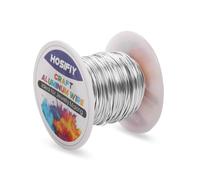 0.8mm Craft Wire, Silver Aluminum Craft Wire, Jewelry Wire for DIY Sculptures, Modeling, Jewelry Making, Floral Crafting and Wire Weaving (Silver, 30 Meters)