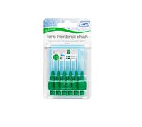 0.8mm Green Tepe Interdental Brushes - 6 Pack 08mm Interdent 5 - tepe 6 interdental brushes pack 08mm green interdentgreen 5