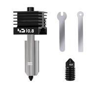 0.8MM Hotend for Bambu Lab P2S, Upgraded Hardened Steel Nozzle Print Head Hot End Assembly Kit with Extra 1PCS 0.8MM Nozzle for H2D/H2C/H2S/A1/A1 Mini/ P2S 3D Printer