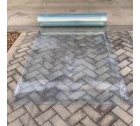 0.8mm Polycarbonate Roofing Sheet, Clear Plastic Roof Cladding | Flexible Bendable UV Resistant Plastic Panels for Awning Canopy Shed Greenhouse(0.5x2m(1.64x6.6ft))