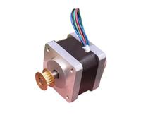 0.9 Degree 35MM 2-Phase 4-Wire Hybrid Stepper Motor 5mm Shaft Timing Pulley 1Pcs