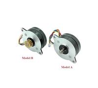 0.9 Degree 36mm Round Thin Stepper electronic starter 2-Phase 4-Wire Stepping electronic starter 5mm Shaft Pulley for 3D Printer CNC Robot RUAJOGYNVM(Model C)