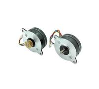 0.9 Degree 36mm Round Thin Stepper electronic starter 2-Phase 4-Wire Stepping electronic starter 5mm Shaft Pulley AUOQKQUT(Model A)