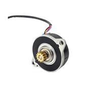 0.9 Degree 36MM Stepper electronic starter DC 12V 2-Phase 4-Wire Round Thin Stepping electronic starter 13 Teeth MXL Pulley Wheel DIY 3D Printer CNC Robot AUOQKQUT