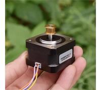 0.9 Degree Mini 42mm Hybrid Stepper Motor 2-Phase 4-Wire Stepping 5mm Shaft Pulley Wheel 1Pcs