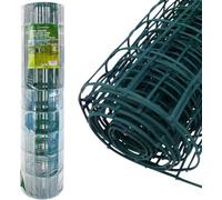 0.9 X 10M Green Pvc Galvanised Wire Mesh Fencing 50X100mm