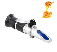0-90% Brix Meter Refractometer,Portable Hand Held Sugar Content Measurement with Automatic Temperature Compensation Function for Measuring Sugar Content in Fruit, Honey, Maple Syrup and Sugary Drink