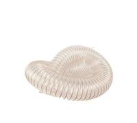 0.93 mmThick,Vacuum Transparent Hose Flexible Dust Separator pipe, PU Polyurethane Hose With Copper-plated Steel wire(190mm/7.5 in)