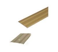 (0.93m, Gold) A08 35mm Anodised Aluminium Flat Door Threshold Profile