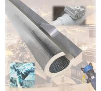 0.95m Pipe Lagging, Antifreeze Pipe Insulation, ID 27-250mm, Anti -Freezing/Insulation/soundproofing, Bilayer Aluminum Foil Self-Sealing Hose，Thickness 20mm ( Size : 65mmx20mm(2.56x0.79inch) )