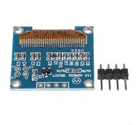 0.96 inch For OLED Display Module for Arduino I2C Interface 128x64 Resolution PCB-Based Screen with 3.3V and 5V Compatibility (Blue)