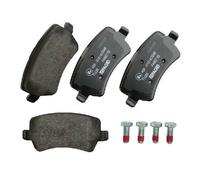 Bosch Brake Pads BP1120 – Rear Axle, ECE-R90, Copper-Free, Low Noise/Dust, 1 Set of 4 Pads
