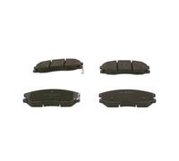 Bosch Brake Pads BP1122 - Front Axle - Reduced Noise & Dust - ECE-R90, Copper-Free - 1 Set of 4 Pads