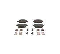 Bosch Brake Pads Set fits Renault Kangoo FW Rear 11-23 - 440604876R / 440606267R